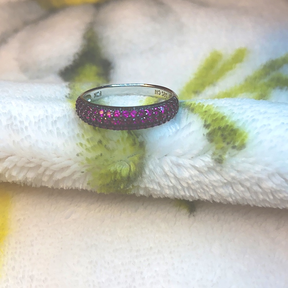 COPY - Gemstone sterling stack ring